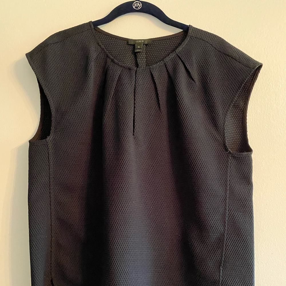 J. Crew Black Sleeveless Top - Size 10